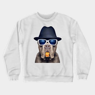 Cool Gangster Doggy Crewneck Sweatshirt